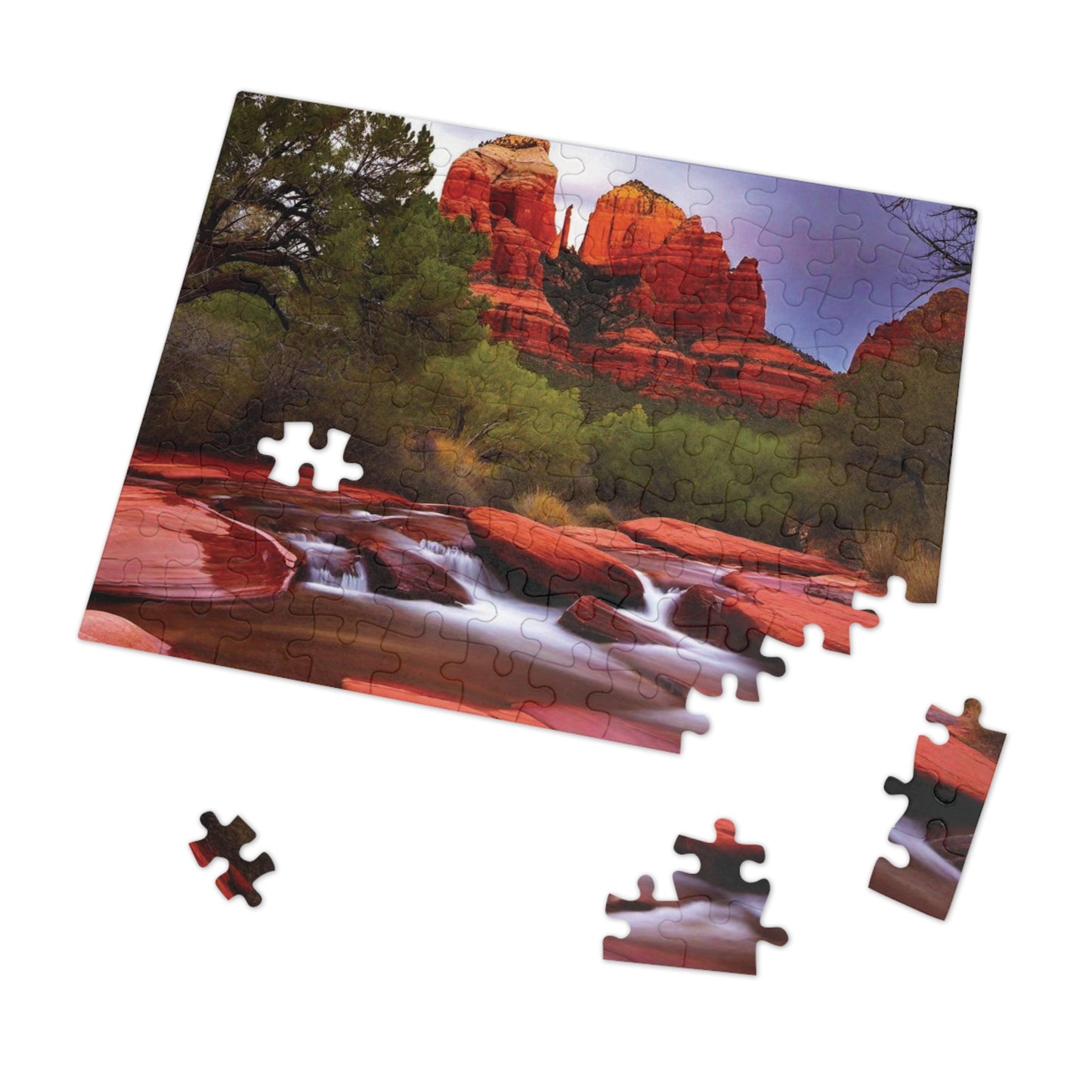 Challenging jigsaw with Sedona view