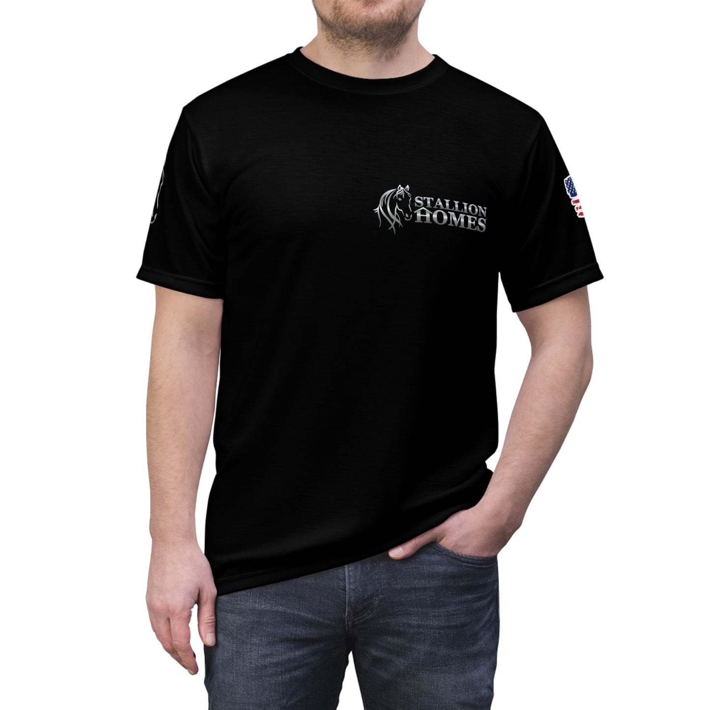 Stallion Homes Silver & Black Premium Shirt