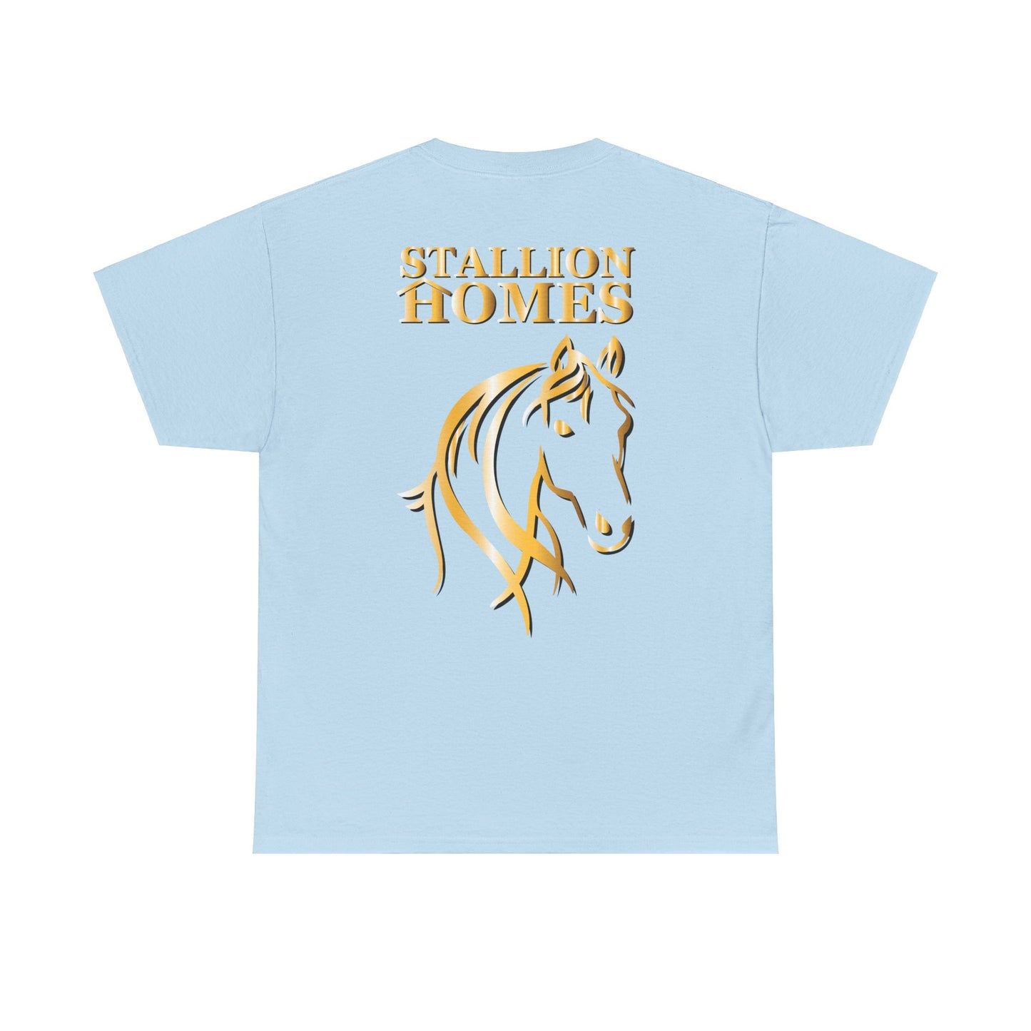 Stallion Homes Gold Back Only Heavy Cotton Tee