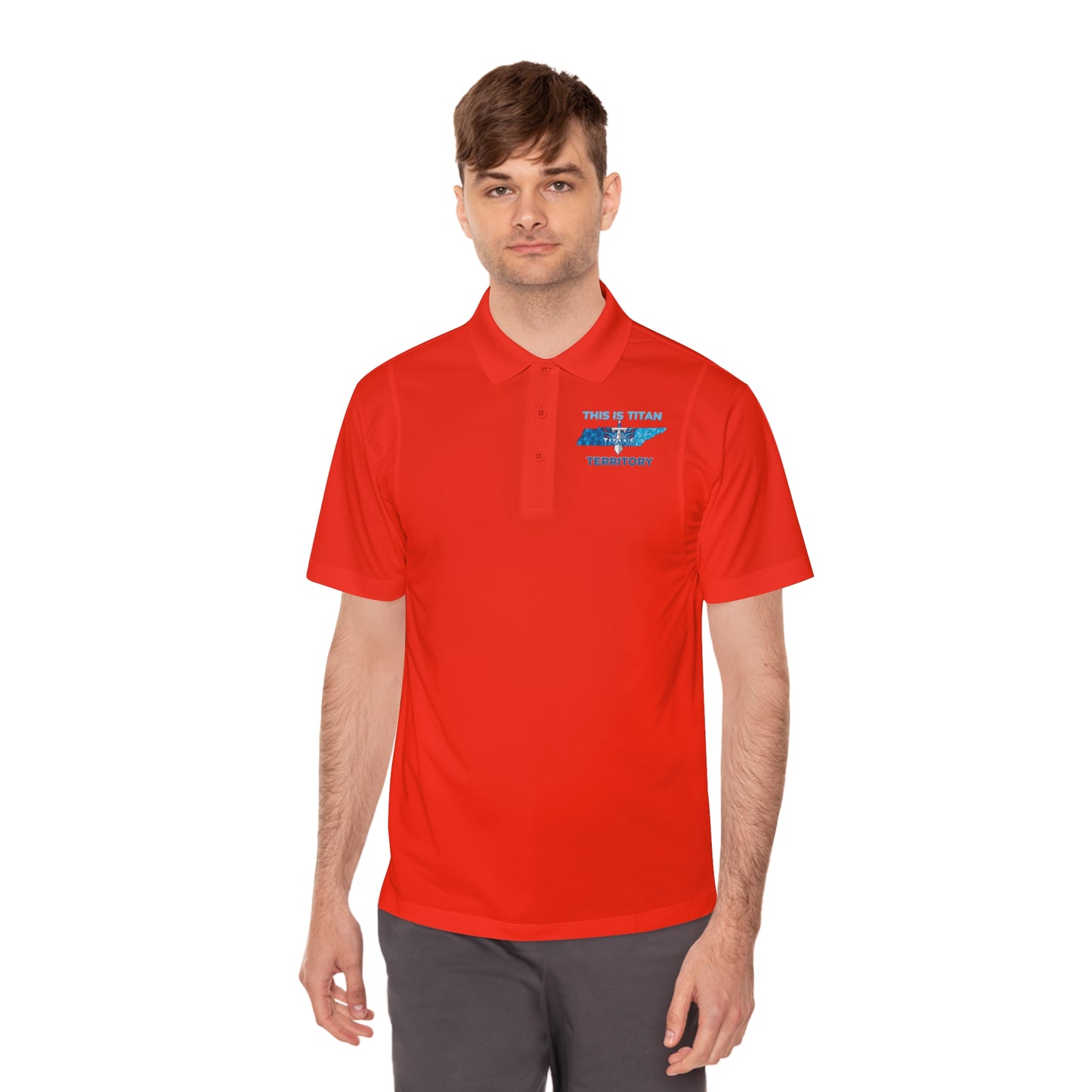Nashville Titans fan polo shirt