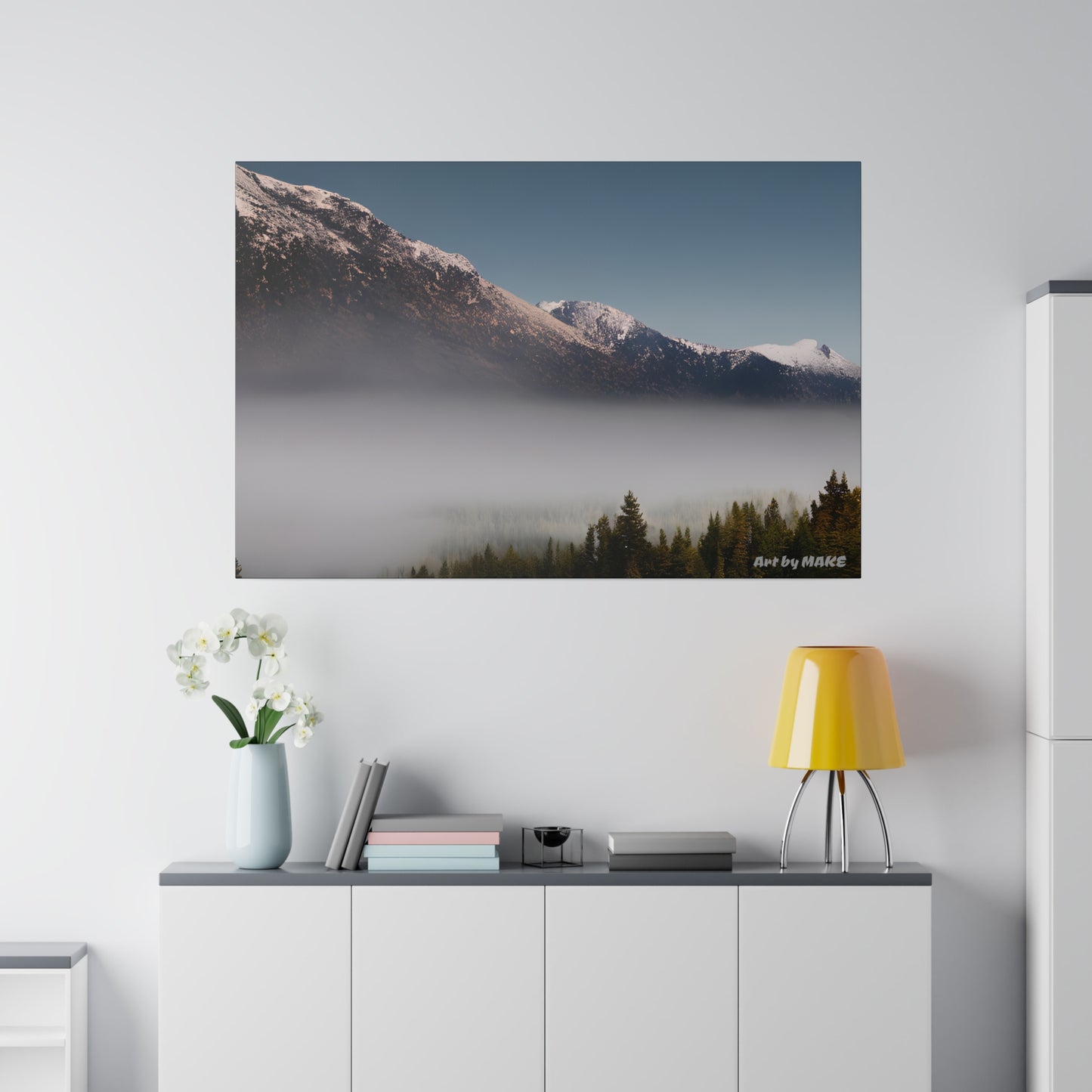 Misty Mountains Canvas Art