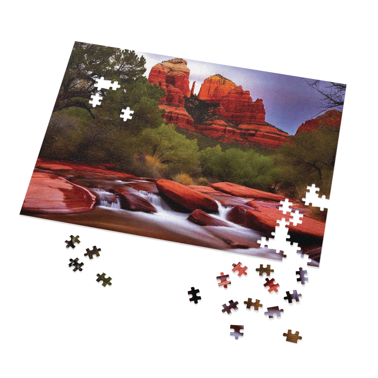 Red Rock nature-themed puzzle