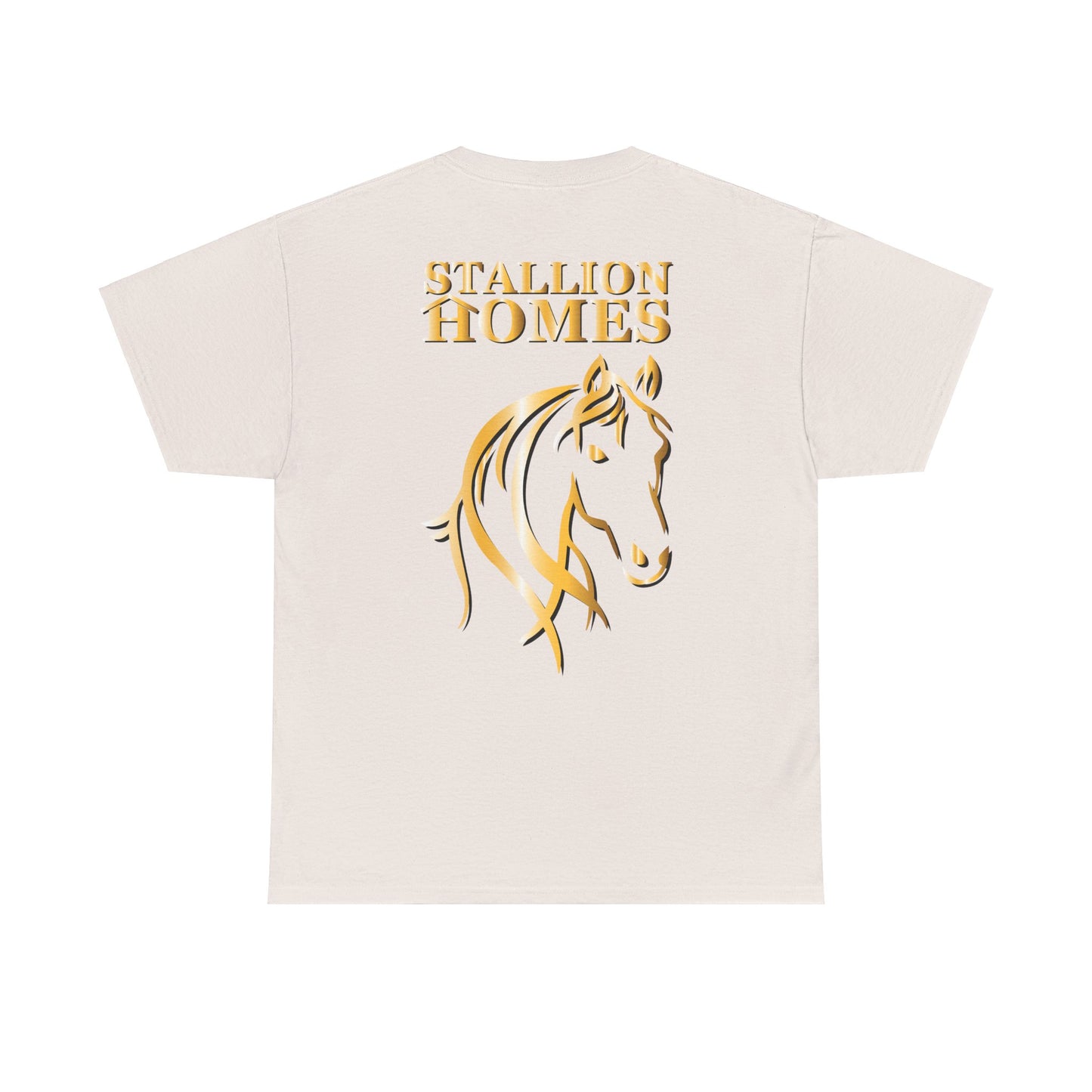 Stallion Homes Gold Back Only Heavy Cotton Tee
