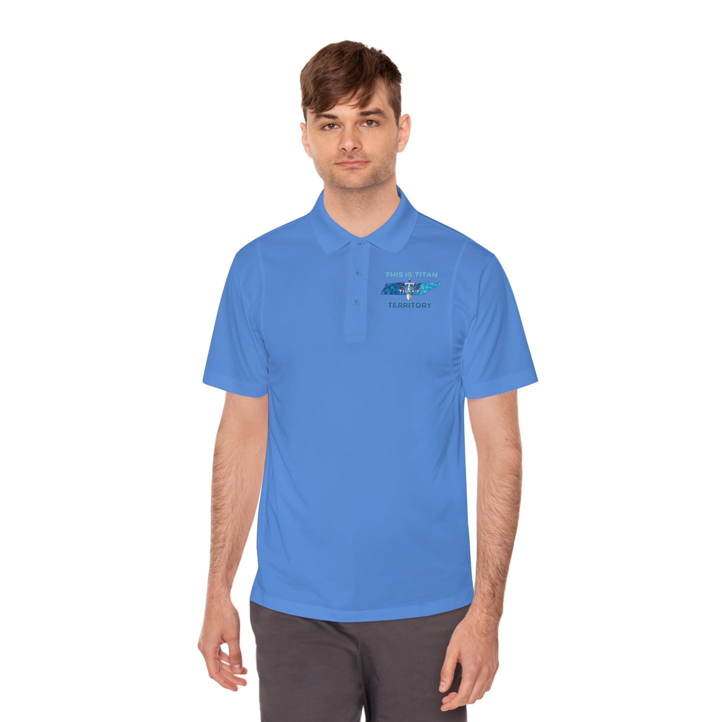 Tennessee Titans polo in blue