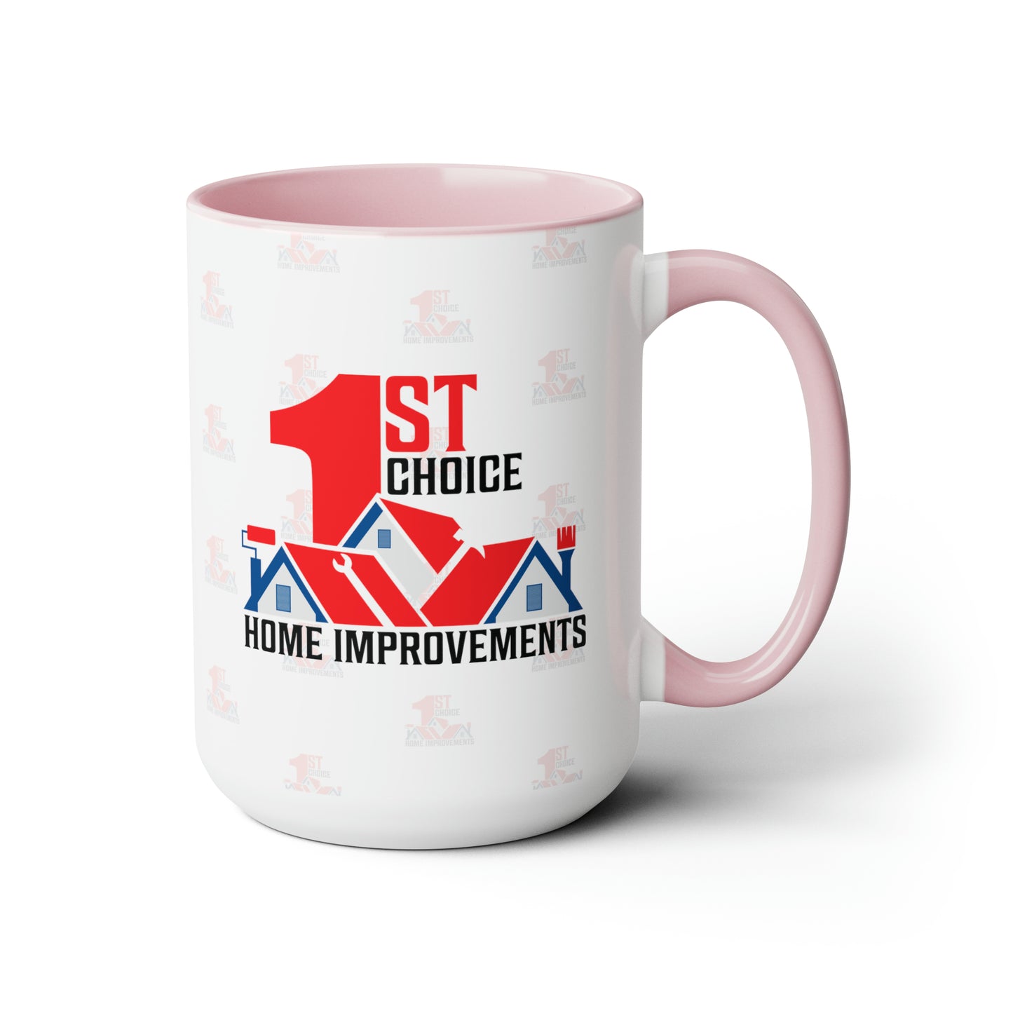 1st Choice Alternative Logo Two-Tone Coffee Mugs, 15oz