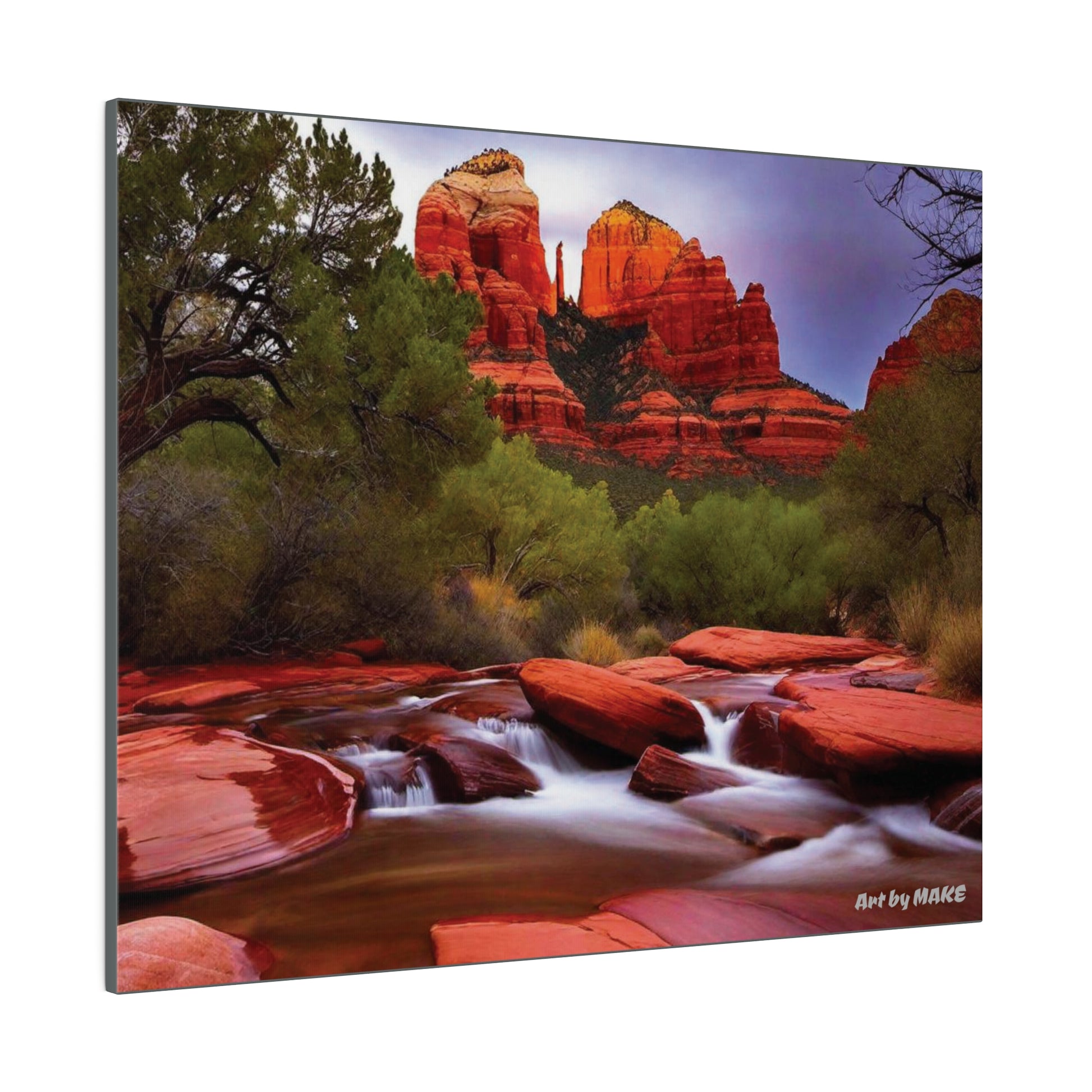 Rugged canyon landscape canvas