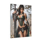 Warrior woman with two-handed blade