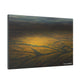 Vibrant green forest on canvas