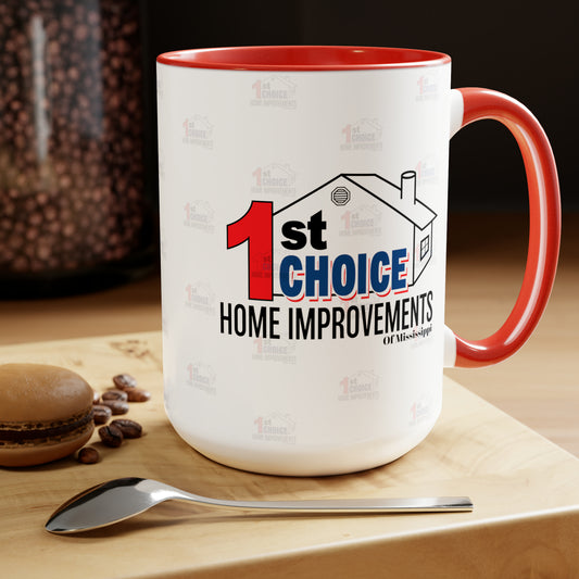1st Choice of Mississippi Two-Tone Coffee Mugs, 15oz