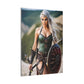 Warrior elf with shield and armor