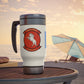 Dark Grey HMH-465 Stainless Steel Travel Mug with Handle, 14oz